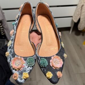 ravel Gray Floral Embellished Women's Shoes
